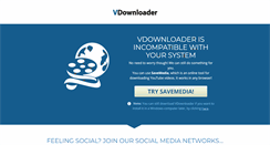 Desktop Screenshot of getvdownloader.com