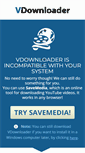 Mobile Screenshot of getvdownloader.com